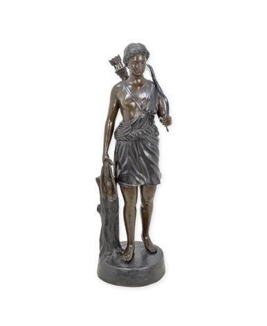 Bronzen beeld Diana de boogschutter type 2