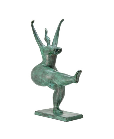 Bronzen beeld vrouwelijke naakte danseres type 1 Bronzen beeld vrouwelijke naakte danseres type 1