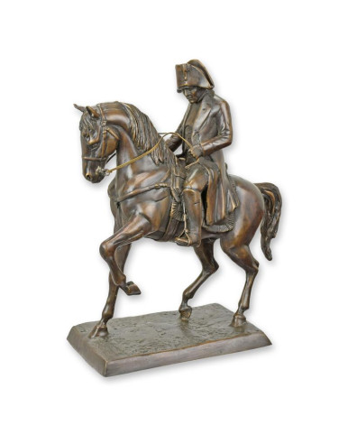 Bronzen Napoleon te paard beeld type 2 Bronzen Napoleon te paard beeld type 2