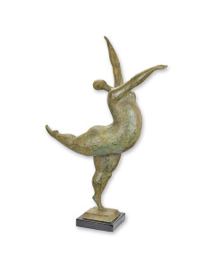 Moderne bronzen beeld van vrouwelijk naakt