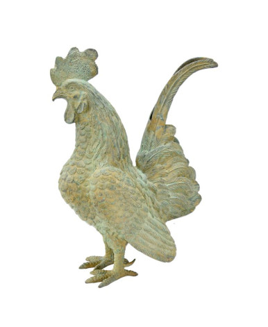 Bronzen hanen beeld type 1