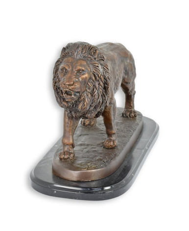 Bronzen leeuw beeld type 1