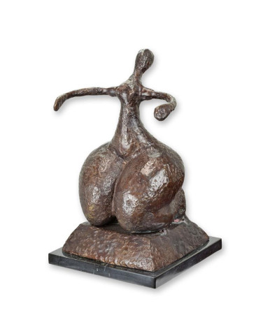 Bronzen beeld liggende vrouwelijke naakte type 1