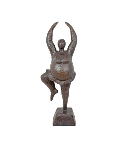 Bronzen beeld van dansende vrouw Bronzen beeld van dansende vrouw