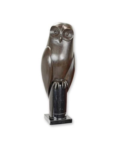 Bronzen beeld van uil type 5 Bronzen beeld van uil type 5