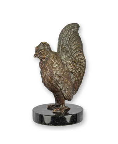 Bronzen hanen beeld type 2