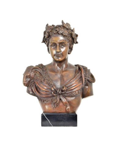 Bronzen Caesar beeld Bronzen Caesar beeld