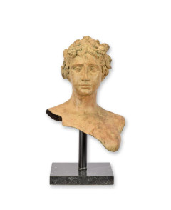 Bronzen vrouwen buste beeld