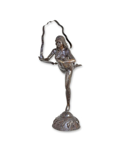 Bronzen beeld lint danseres