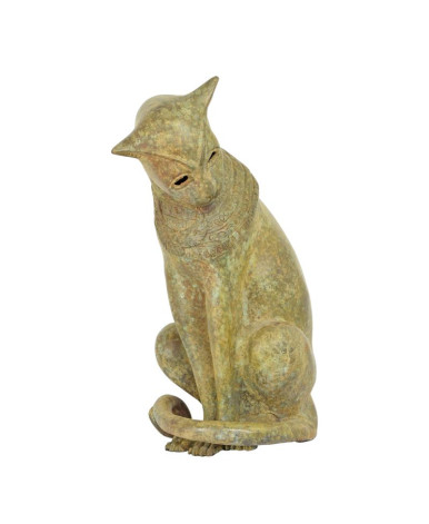 Bronzen egyptische katten beeld