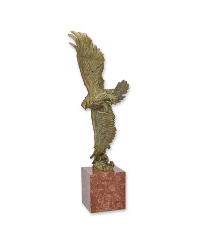 Bronzen jagend arend beeld Bronzen jagend arend beeld