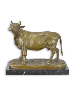 Bronzen koeien beeld