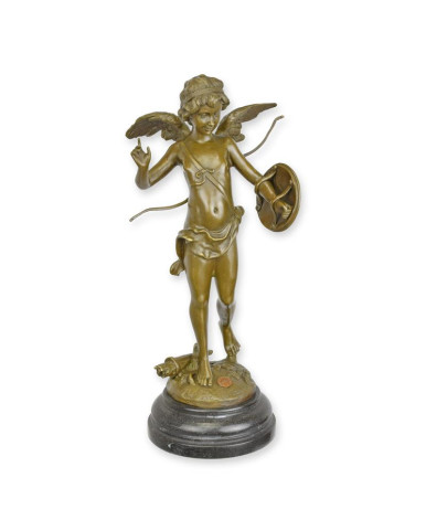 Bronzen beeld Alerte