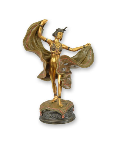 Bronzen beeld danser type 4