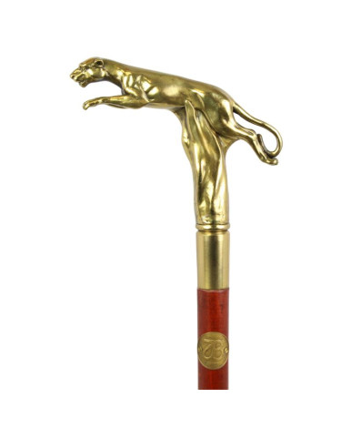 Wandelstok met bronzen handvat type 2
