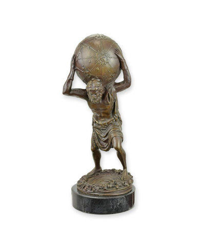 Bronzen beeld Atlas type 2