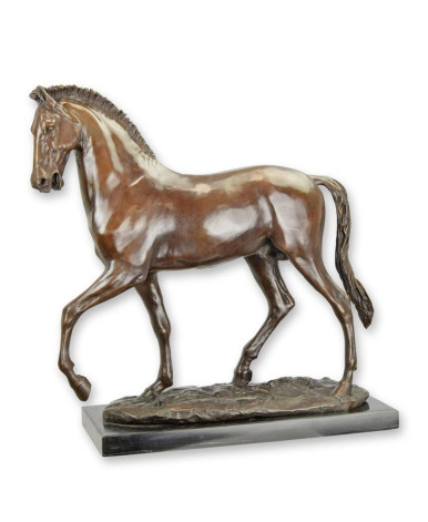 Bronzen beeld van een dravend paard type 1
