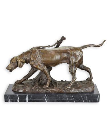 Bronzen beeld van een hond type 2