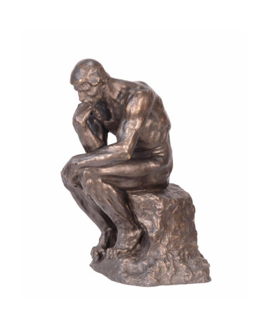 Bronzen denker beeld type 4