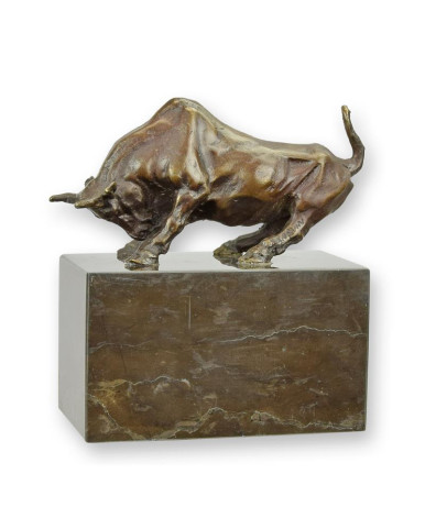 Bronzen beeld stier Bronzen beeld stier