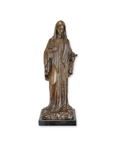 Bronzen Madonna beeld