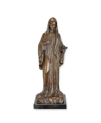 Bronzen Madonna beeld