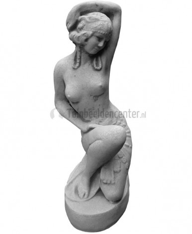 Beeld vrouw sensueel beton