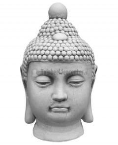Groot boeddha hoofd beton